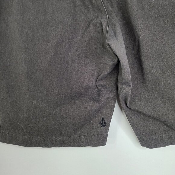 Volcom VMONTY Shorts in Charcoal Gray 10" Inseam - Picture 6 of 8